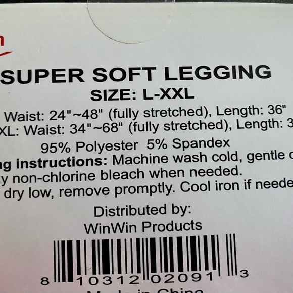 Seven (7) pairs of leggings, 2 NWT - Picture 10 of 16